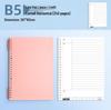 B5 Thickened Loose-leaf Cornell Notebook for Exam Prep: Ideal for High School & Postgraduate Students