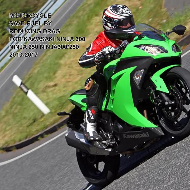Motocyklová aerodynamická sada křídel Spoiler Winglets Spoilerové křídlo Lepidlo ProKawasaki ProNinja 300 250 Auto příslušenství