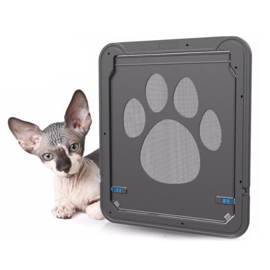 Pet Dog Cat Door Hole Nylon Mesh Screen Window Safety Tunnel Fence