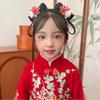 Flower Children Red Hairpin Tassel Ancient Style Hairpin Lovely Hanfu Hairpin  Girls