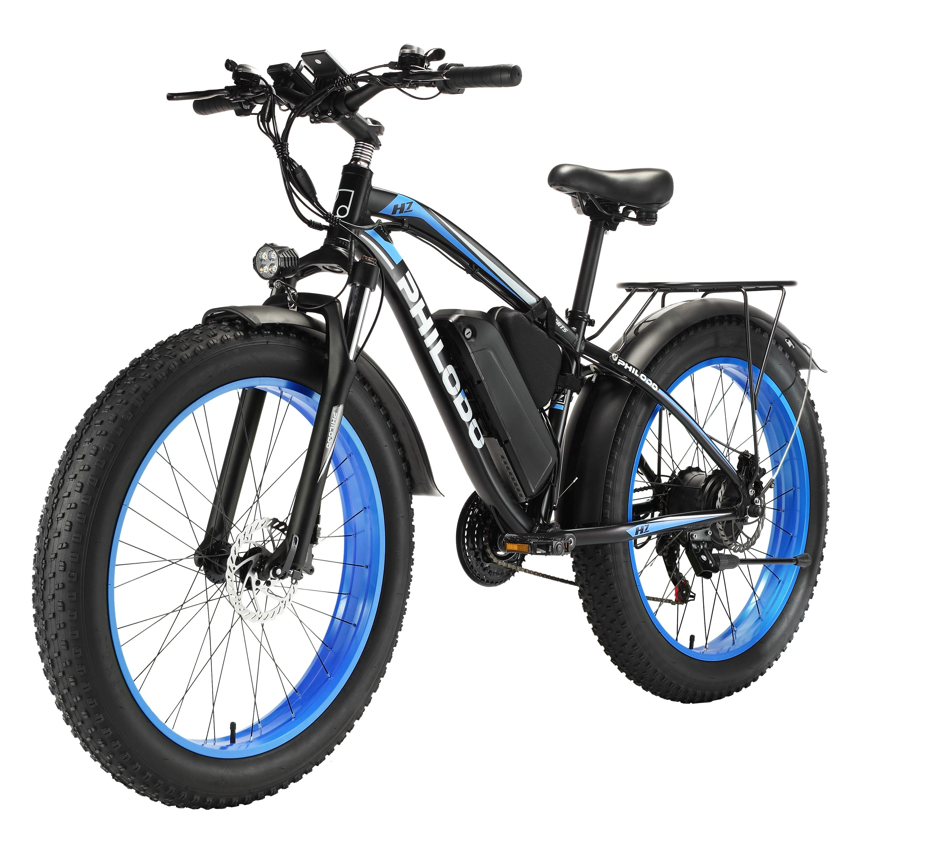 PHILODO H7pro Elektriskais velosipēds1000W Bezsuku motors