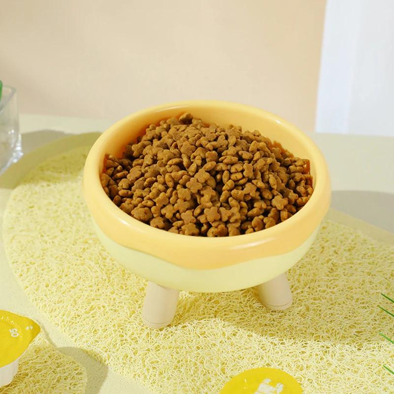 Haustier Hund Katze Napf mit erhöhtem Ständer Haustierfutter Katzennapf Futterspender Schützt Halswirbel Katzennapf für Hunde Haustierprodukte