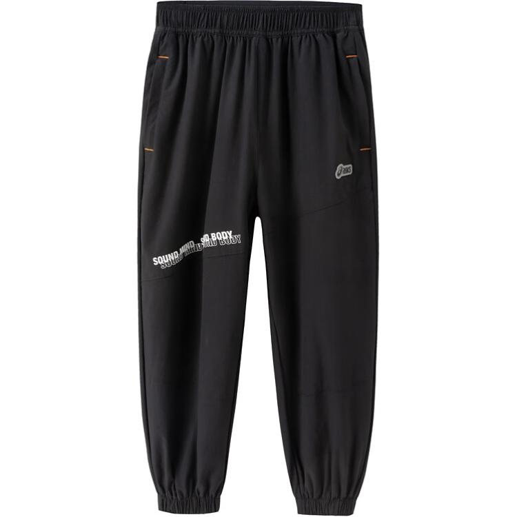 Asics Japanese Trendy Casual Pants Teenagers Black 333241083027-001 110