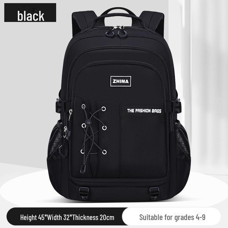 Sesame Baby Junior and Senior High School Students Large-Capacity Stylish Simple Backpack: Lightweight, Versatile, and Ideal for Commuting.
