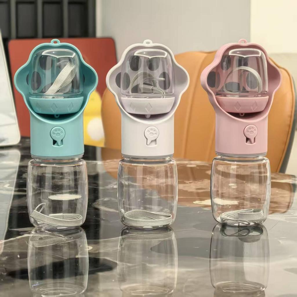 Portable Pet Water & Food Bottle - 2-in-1 Kettle for Dogs, Cats, and Small Pets