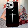 Jesus Christ Cross Phone Case For iPhone 16 15 14 13 12 11 Pro Max X XR XSMAX 8 7 Plus Matte Shockproof Back Cover