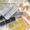 Multi-Color Mini Steel Beads for Nail Art - Silver, Gold & Rose Gold, 6 Sizes