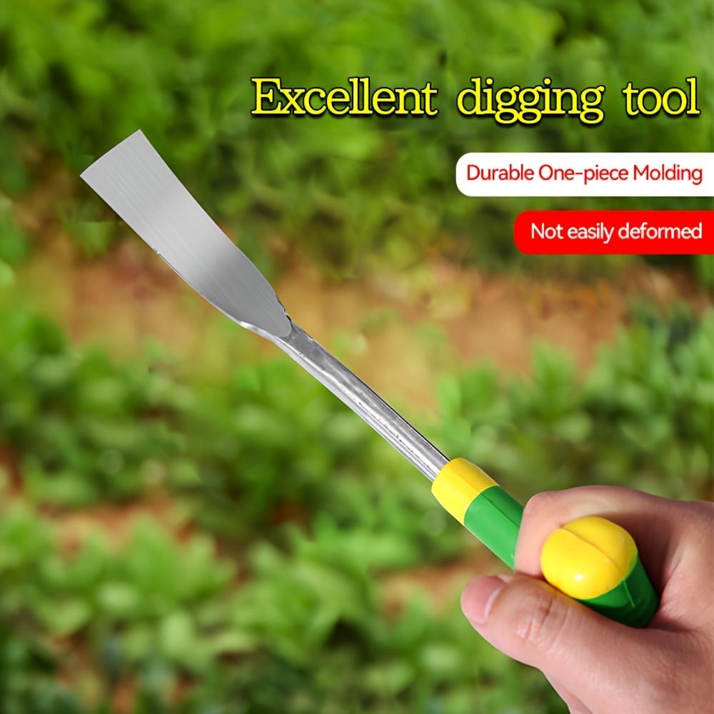 Heavy-Duty Stainless Steel Garden Shovel with Ergonomic Handle & Sharp Edges - Multi-Functional Tool for Planting, Digging, Loosening Soil