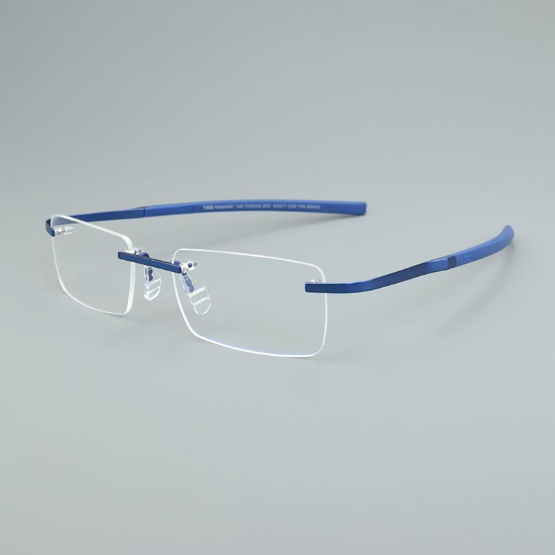 

TAG Hezekiah Оптические очки Оправы Мужские Очки Без Оправы TR90 Оправа Очков 0342 квадратная Миопия Ретро очки Женщины для чтения