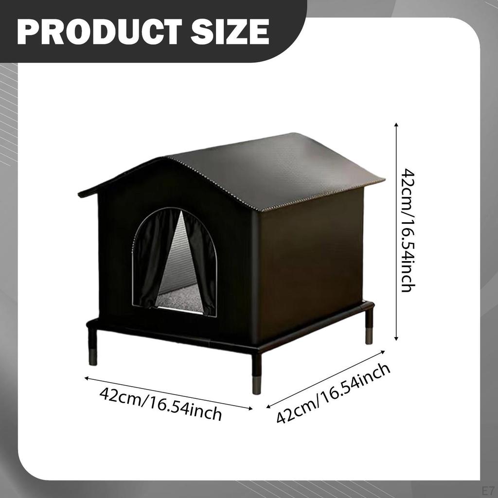 Cat House for Outside Shelter Outdoor Porch Winter