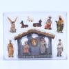 Nativity Set Realistic Hand Painted Nativity Scene Resin Figurine Set for Xmas Tabletop Decor