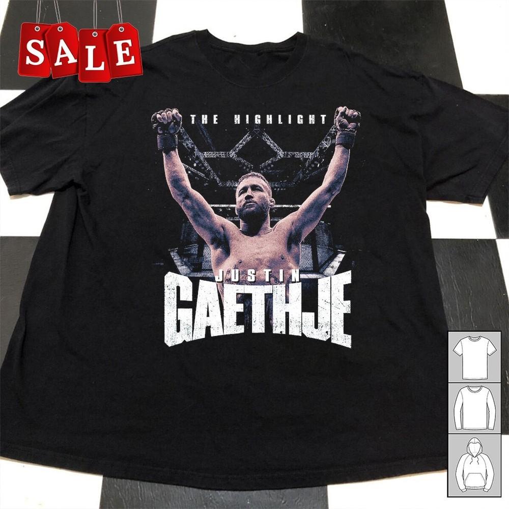 New Justin Gaethje the nightlight Gift For Fans Unisex S-5XL Shirt AL504 Unisex T-Shirt S