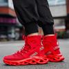 TUINANLE Tides Men Breathable High Top Tenis Sneakers Sport Running Casual Lace Up Walking Sneakers