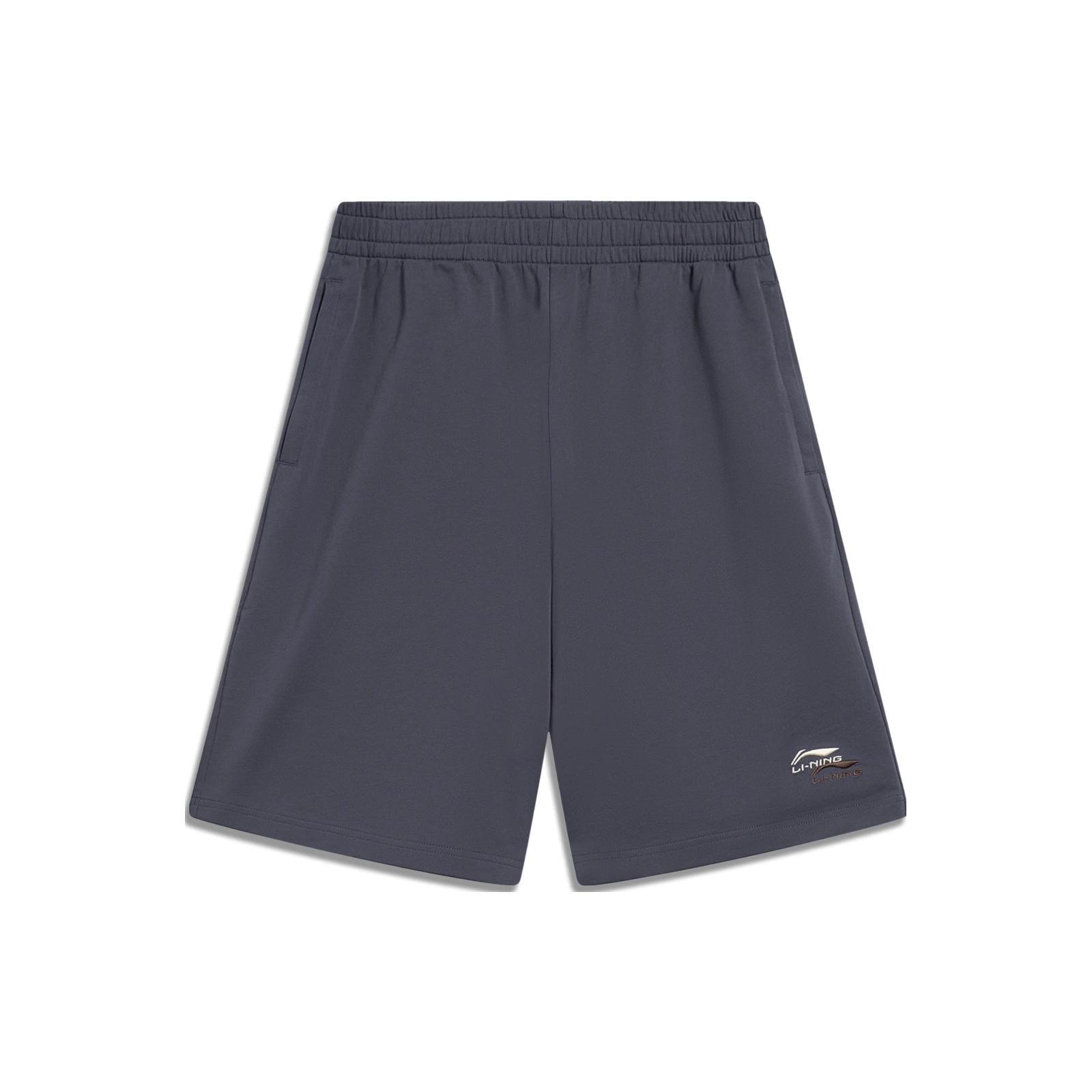 Li-Ning Embroidered Logo Shorts Grey Men s AKST745-3 M
