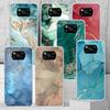 Granite Marble Phone Case Cover For Xiaomi Poco X7 X6 X5 X4 X3 Nfc F7 Ultra F6 Pro F5 F4 Gt F3 M6 M5S M4 M3 Soft Coque Cover X6