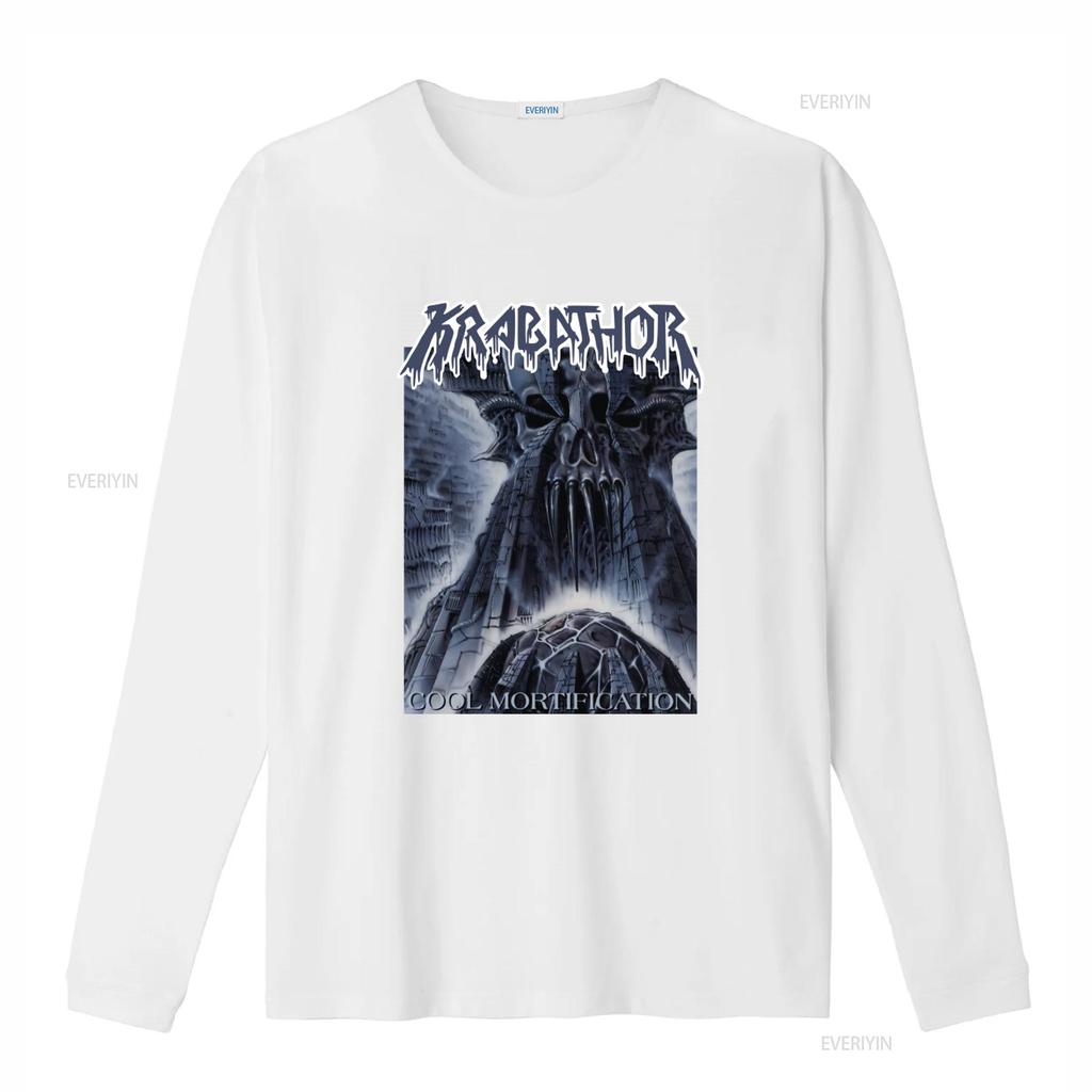 New Dtg T Shirt Krabathor Cool Mortification Gothic Skull Design Size S 7XL Vintage Washed Comfortable Casual Unisex Stretched
