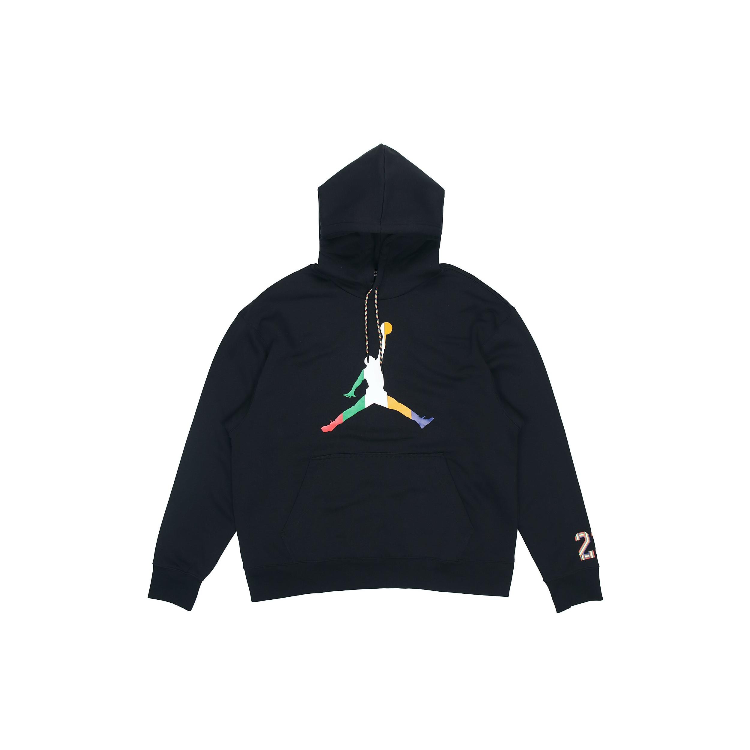Men s Air Jordan Multi-Color Large Logo Printing Autumn Black DN1471-010 XXXL