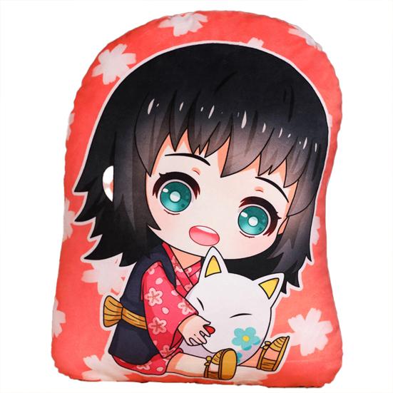 Pillow Demon Slayer Soft Lovely Anime Cute Pillow Cushion Back Cushions