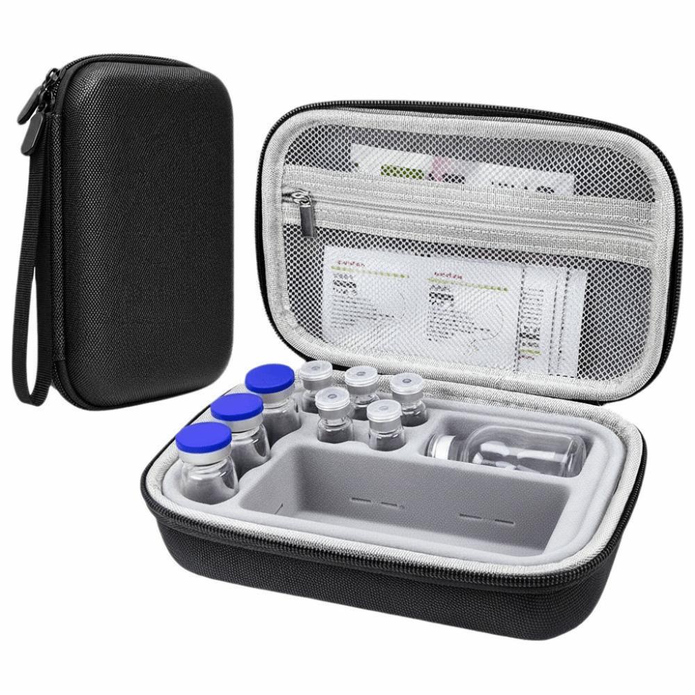 Groove Fixation Pill Storage Box Shockproof Essential Oil Case  Travel Case