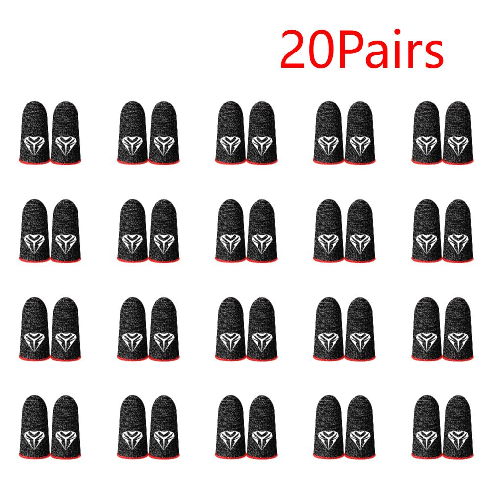 1-30 Paar Gaming-Fingerlinge für PUBG Atmungsaktiv Schweißfest Rutschfest Fingerspitzenabdeckung Daumenhandschuhe Touchscreen-Fingerlinge