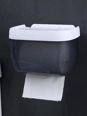 No Drill Toilet Holder for Bathroom Tissue and Towel Storage Box