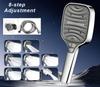 Adjustable Shower Head 8 Mode Rainfall Shower Large Flow Showerhead High Pressure Water Saving Shower Mixer Bathroom Accessories