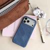Retro Vintage Cowboy Fabric Case for iPhone 17 Air 16 15 14 13 12 Pro Max Plus Luxury Jeans Bumper Armor Frameless Phone Cover