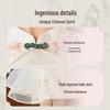 ASK JUNIOR Girls' Chinese Style Embroidered Mesh Princess Dress