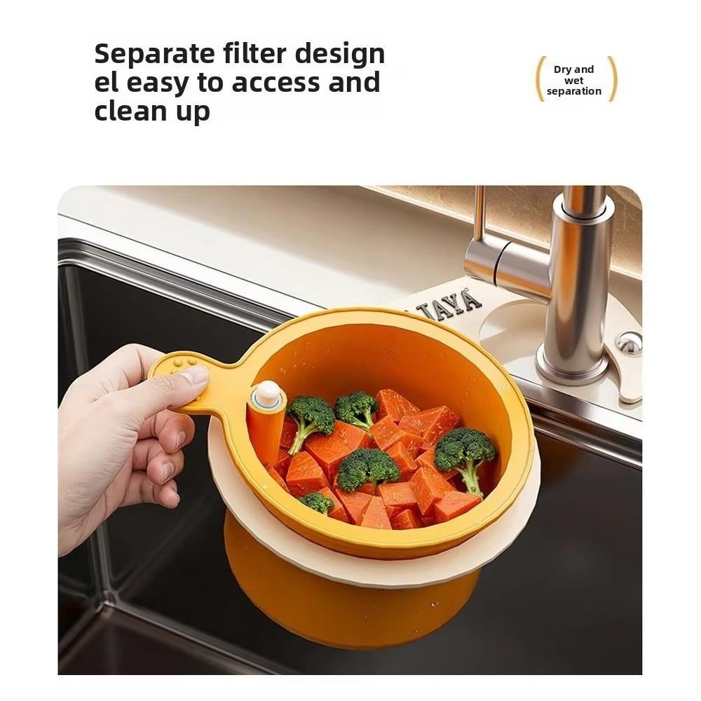 Versatile Design Hanging Filter Basket Separate Grid Racks Kitchen Sink Strainer  Dishwasher Safe