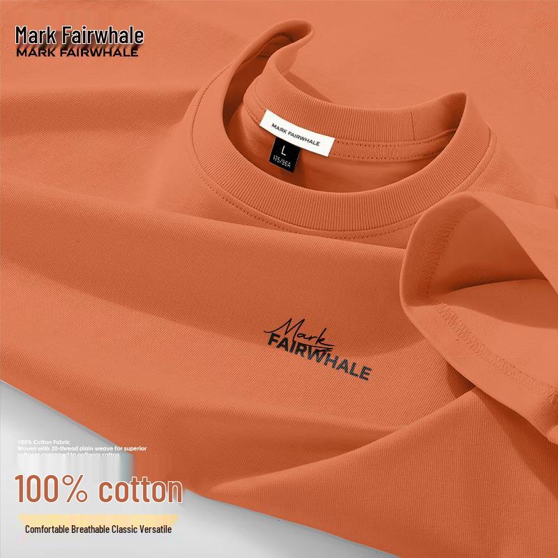 Mark Fairwhale Men's Casual Cotton Short Sleeve T-Shirt