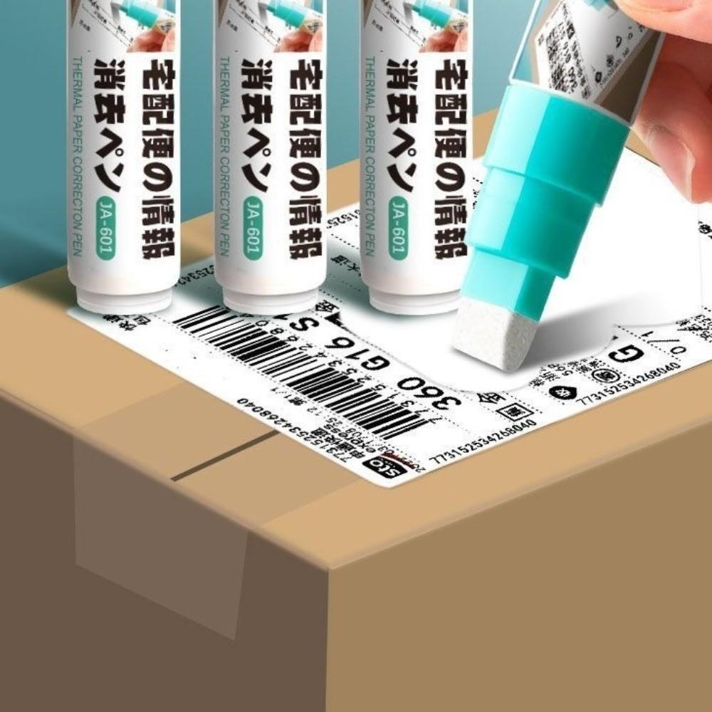 Portable Thermal Paper Erasing Pen Durable Shipping Labels Bills Pen Express Delivery Information