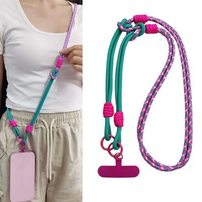 Wiszący na szyi Pasek do telefonu Crossbody Odpinany Łańcuszek na telefon Komórkowy Mężczyźni Kobiety