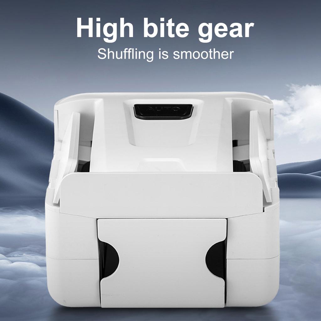 Automatic Card Shuffler Electric Poker Card Shuffler Portable USB Rechargeable Low Noise Smart Sensor for Family Travel