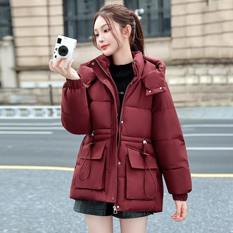 Padded clothes, down padded clothes 2025 winter new fashion loose thickened medium and long thermal padded jacket