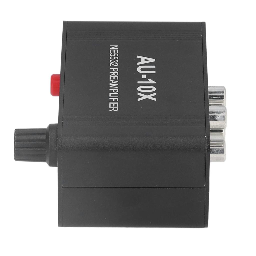 NE5532 Kopfhörerverstärker, 20 dB Stereo-Audiosignal Phono-Vorverstärker mit 3,5-mm-Kopfhörereingang und -ausgang für Heim-Stereoanlagen