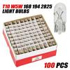 A Box Of 100 Light Bulbs 194 T10 Incandescent Bulbs Interior Dome High Mount Stop Directional Signal 657 912 1250 Bulbs 7