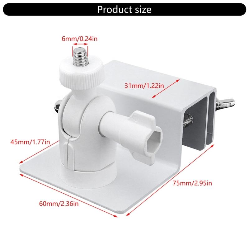 Practical Camera Gutter Brackets With Flexible Positioning and Sturdy Aluminum Alloy Construction Materials Daily Use