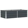 Planter Anthracite 160 X 80 X 45 Cm Steel