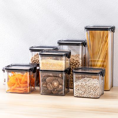 Transparent Sealed Food Storage Ja Lock Rice Leakproof Dustproof Moisture-proof Airtight Cereal Milk Powder