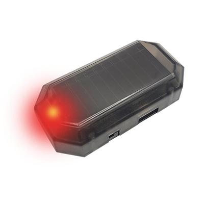 Mini LED Solar Power Car Warning Light Night Security Simulated Alarm Wireless Anti-Theft Caution Lamp Strobe Dummy Alarm Lamp