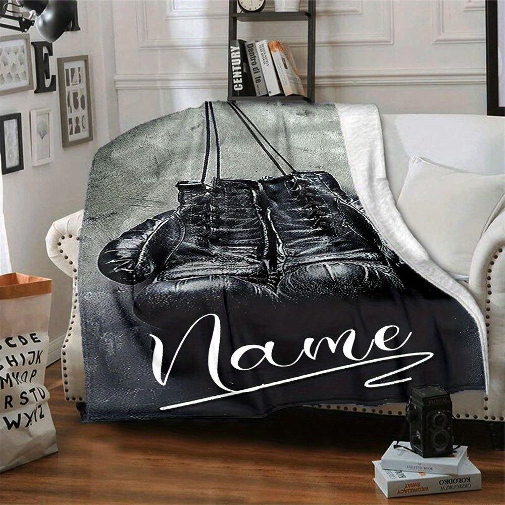 Boxing Gloves Home Decorative Blanket Unique Gift For Boxers And Fitness Enthusiastst12