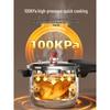 ASD 5.5L 304 Stainless Steel Explosion-Proof Pressure Cooker