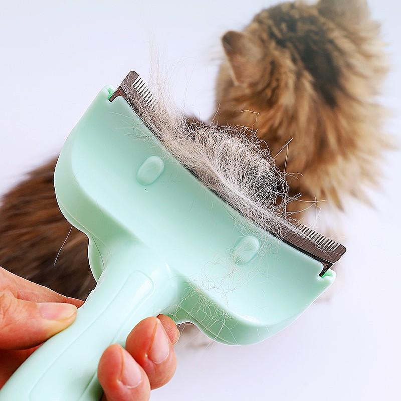 Dog Comb Knife Dogs Brush Pet Hair Remover Stainless Steel Long Hair Combs for Dog Grooming Brush Knife Cat Comb Pet Accessories