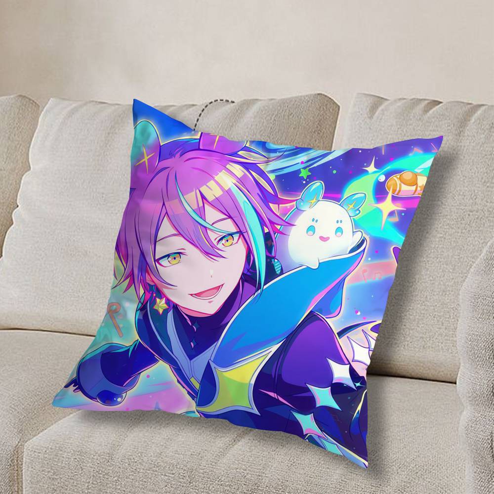 R-Rui Project Sekai Kamishiro  Pillow Case Sofa Living Room Bedroom Headboard Backrest Cushion Square Cushion Nap Time