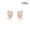 [LsSHOP] 14K Mini Tulip Earrings (Gold Plated)_LJ5043BRE