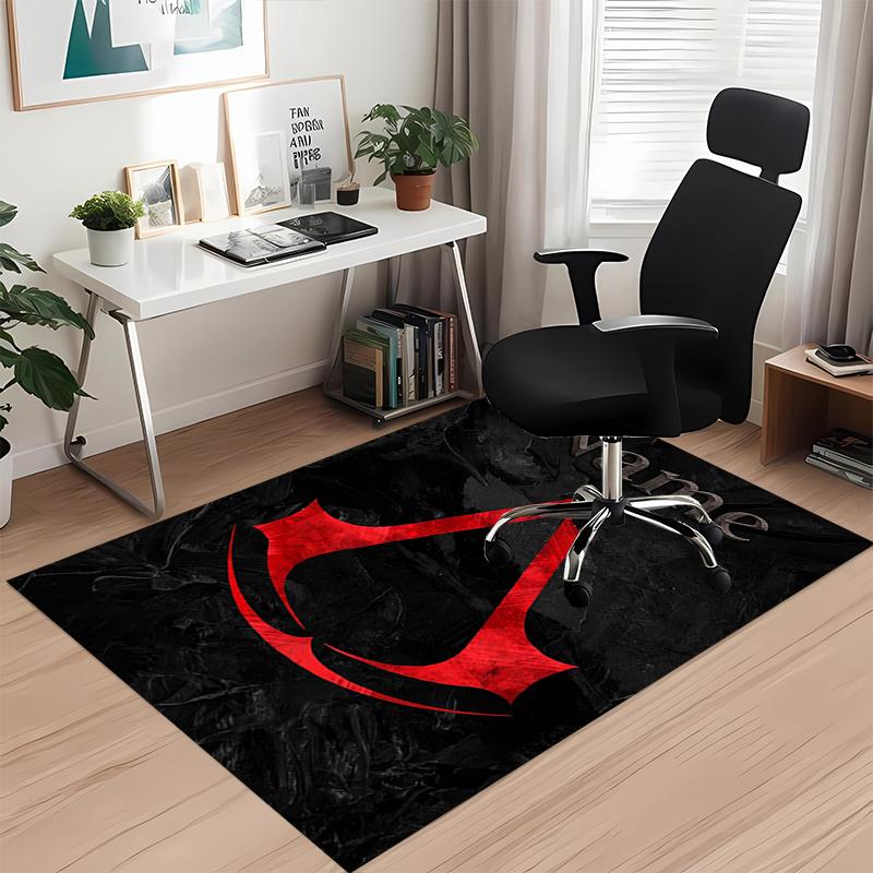 Custom Name Assassin'S Printed Carpet Rug For Office Chair Living Room Bedroom Kitchen Room Decor Gifts