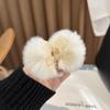 Hair Claw Strong Claws Fadeless Fall-resistant Non-shedding Non-slip Fluffy Fur Balls Fall Winter Plush Hair Clip Hair Accessory