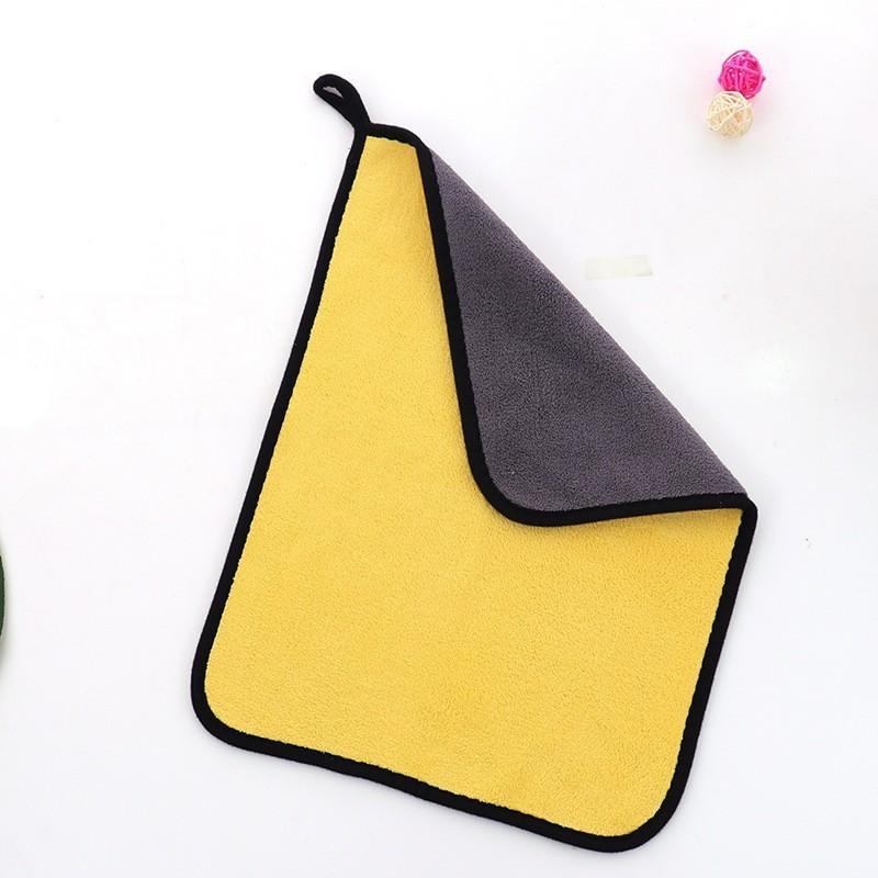 Pet Bath Towel With Coral Fleece Material Quick Absorption For Home And Car Cleaning
