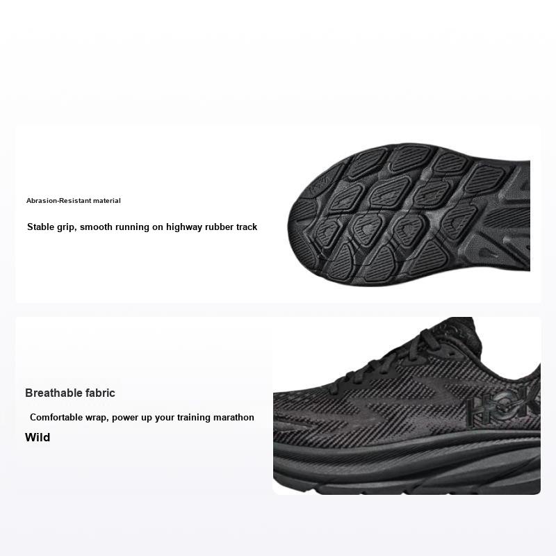 HOKA Clifton 9 Triple Black Мужские кроссовки 1127895-BBLC 46