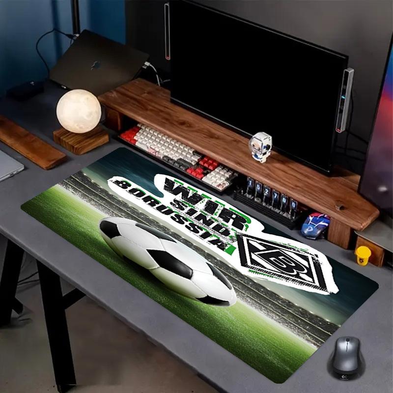 Borussia Monchengladbach Print Mouse Pad, Anti‑Slip Desktop keyboard Mat, for PC Laptop Gaming Working Daily Use, Cool Festival Surprise Gift